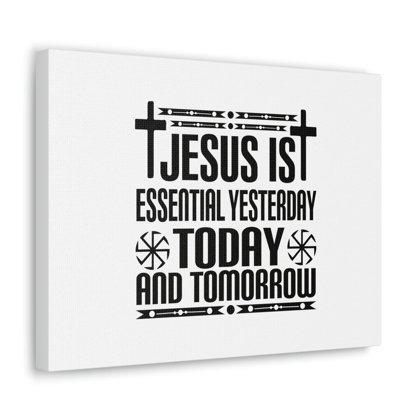 Scripture Walls Jesus Is Essential Romans 6:23 Cross Christian Wall Art Bible Verse Print Ready to Hang Unframed-Express Your Love Gifts