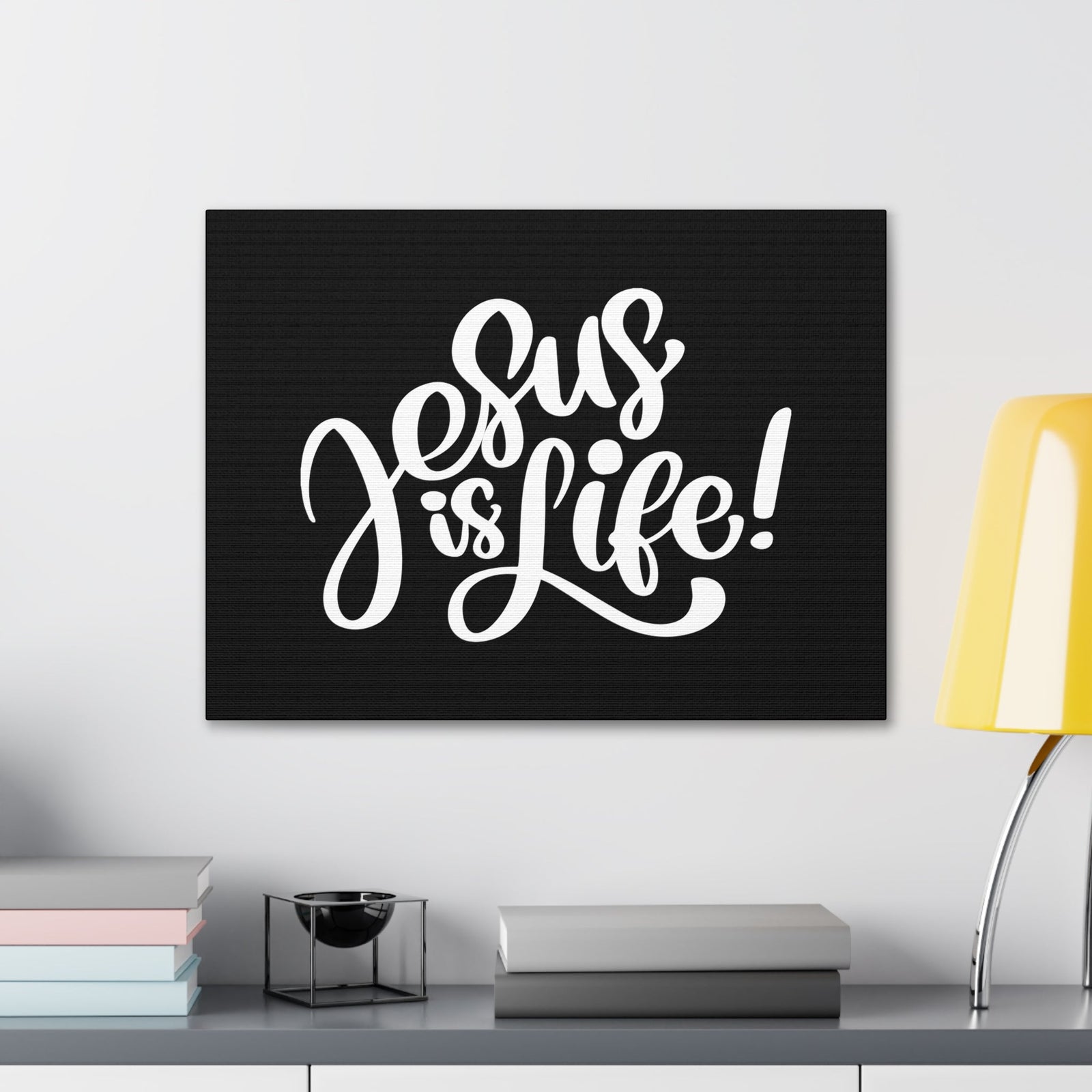Scripture Walls Jesus Is Life! John 3:16 Christian Wall Art Bible Verse Print Ready to Hang Unframed-Express Your Love Gifts