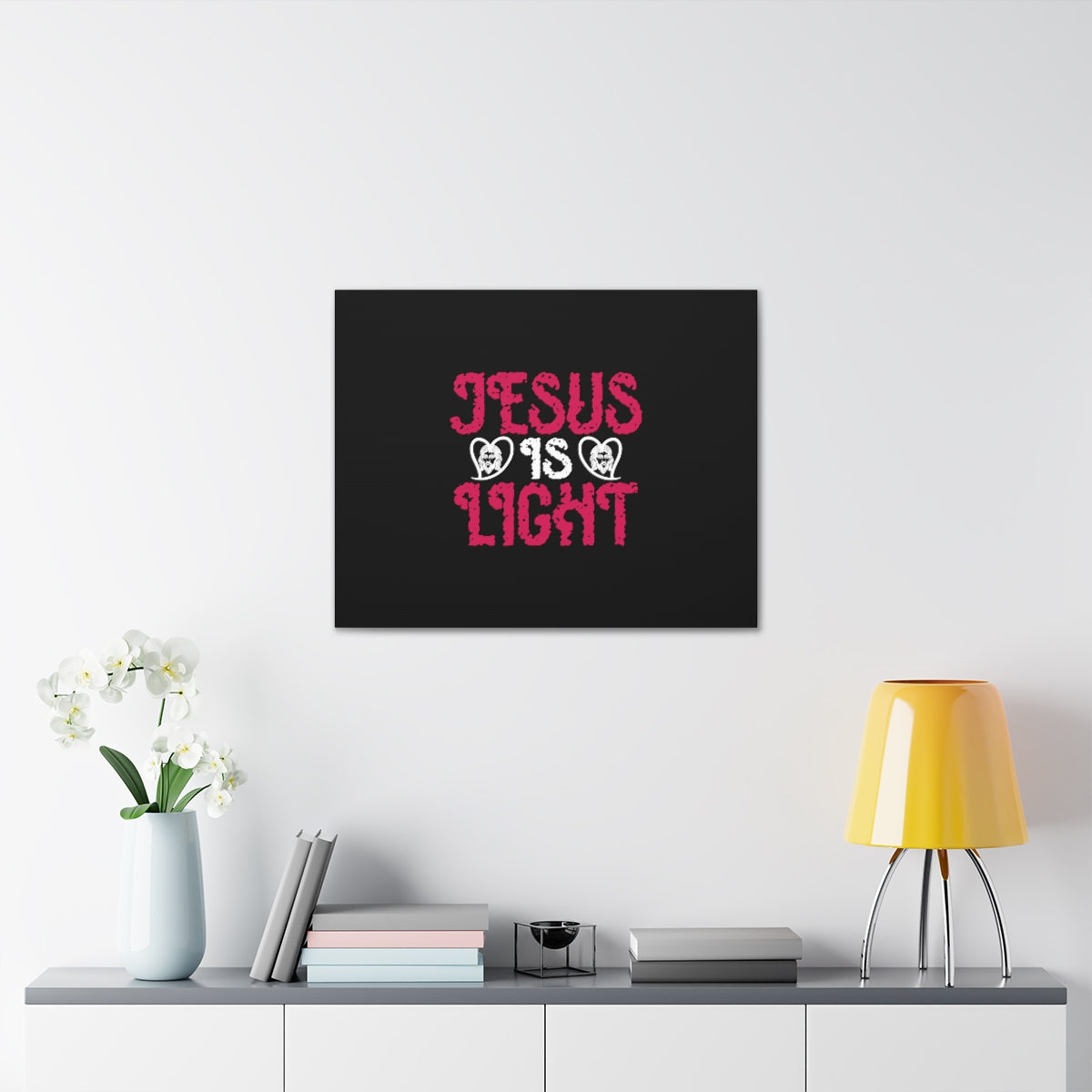 Scripture Walls Jesus Is Light John 8:12 Christian Wall Art Bible Verse Print Ready to Hang Unframed-Express Your Love Gifts