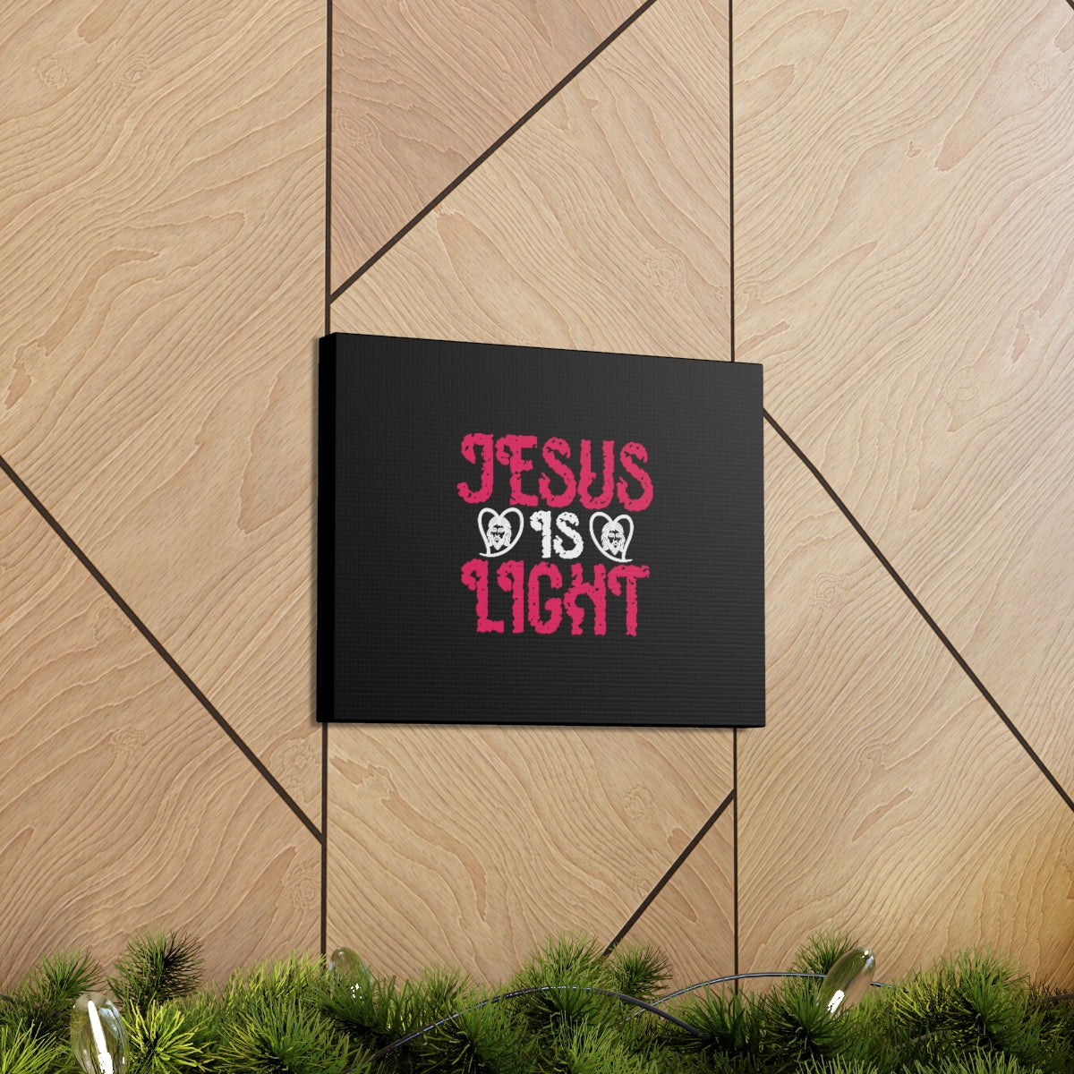 Scripture Walls Jesus Is Light John 8:12 Christian Wall Art Bible Verse Print Ready to Hang Unframed-Express Your Love Gifts