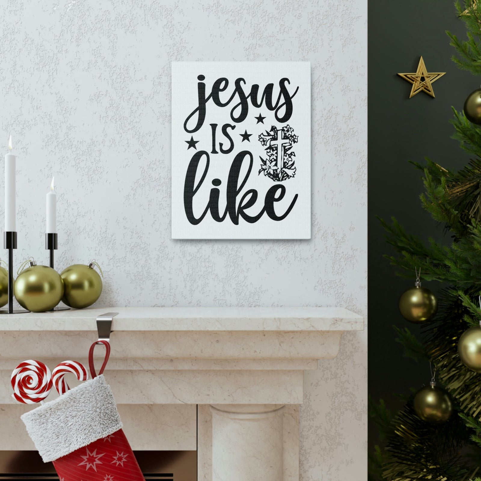 Scripture Walls Jesus Is Like 1 John 4:8 Christian Wall Art Print Ready to Hang Unframed-Express Your Love Gifts