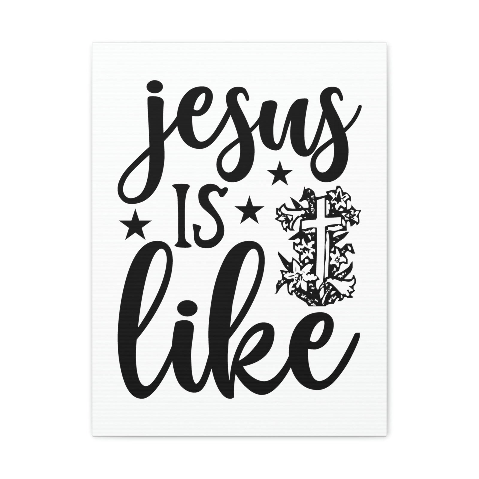 Scripture Walls Jesus Is Like 1 John 4:8 Christian Wall Art Print Ready to Hang Unframed-Express Your Love Gifts