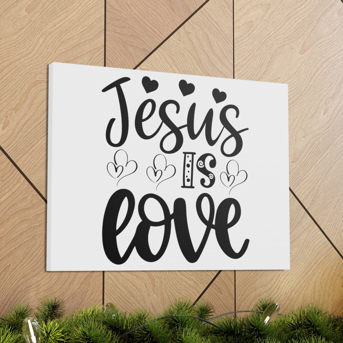 Scripture Walls Jesus Is Love 1 Timothy 1:14 Christian Wall Art Print Ready to Hang Unframed-Express Your Love Gifts