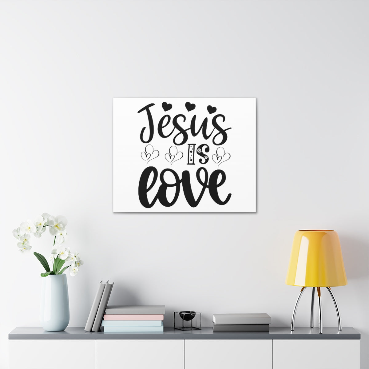 Scripture Walls Jesus Is Love 1 Timothy 1:14 Christian Wall Art Print Ready to Hang Unframed-Express Your Love Gifts
