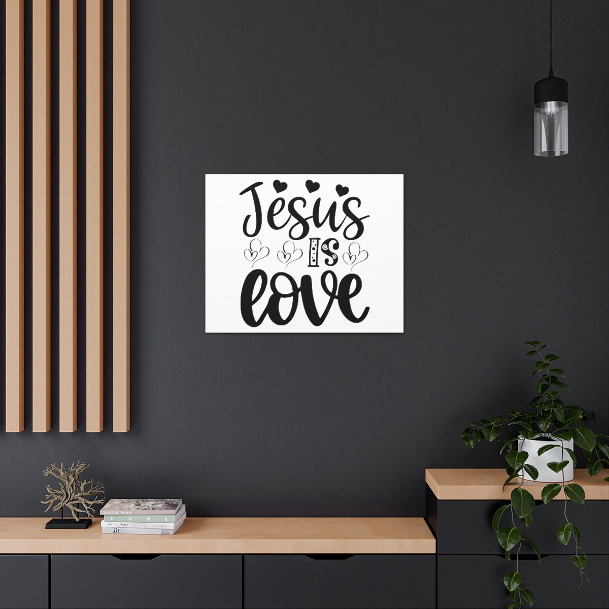 Scripture Walls Jesus Is Love 1 Timothy 1:14 Christian Wall Art Print Ready to Hang Unframed-Express Your Love Gifts
