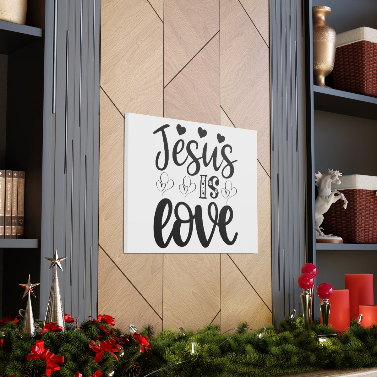 Scripture Walls Jesus Is Love 1 Timothy 1:14 Christian Wall Art Print Ready to Hang Unframed-Express Your Love Gifts