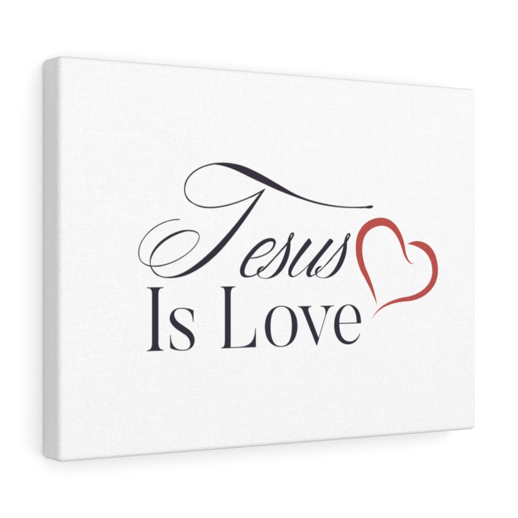 Scripture Walls Jesus Is Love Bible Verse Canvas Christian Wall Art Ready to Hang Unframed-Express Your Love Gifts