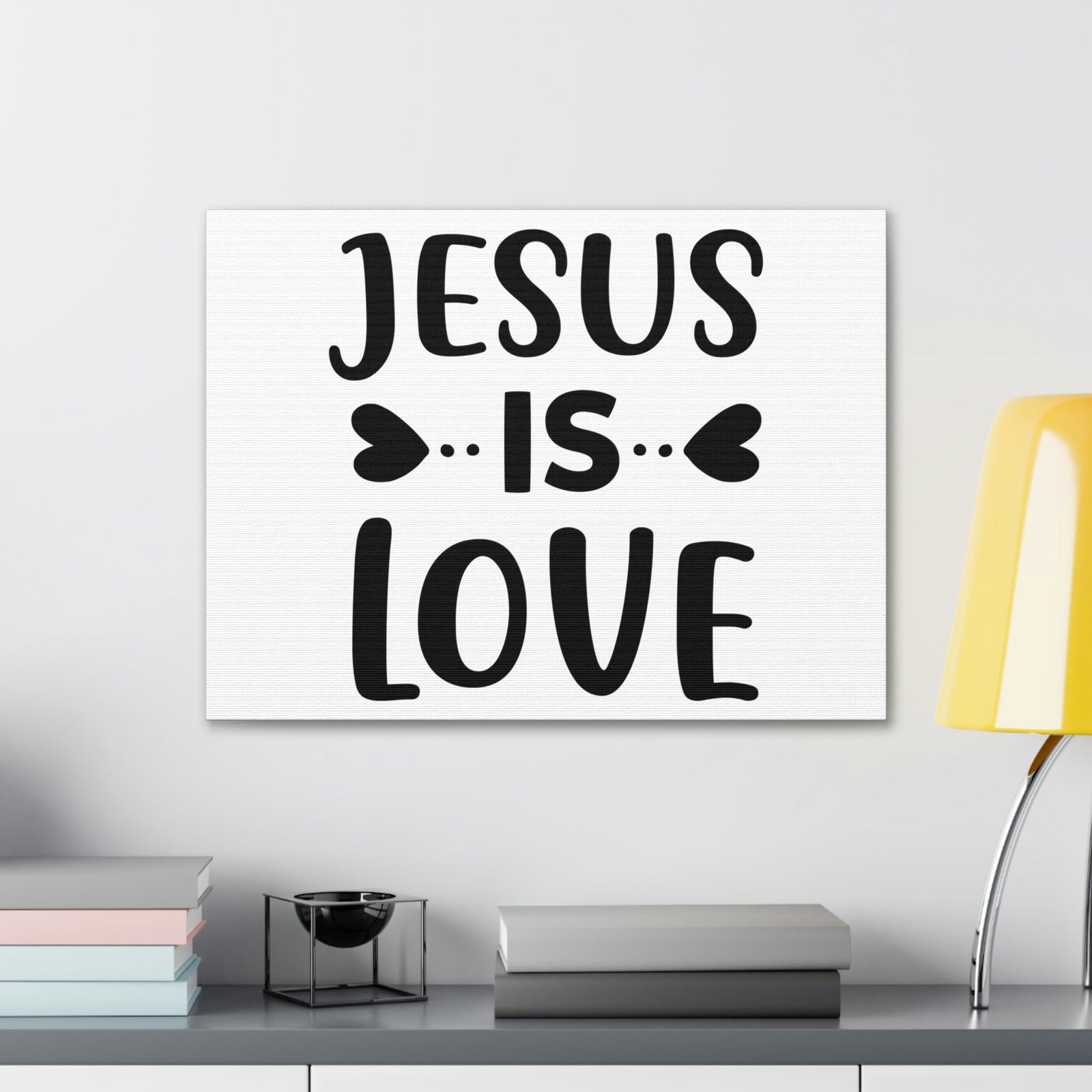 Scripture Walls Jesus Is love Ephesians 5:2 White Christian Wall Art Print Ready to Hang Unframed-Express Your Love Gifts