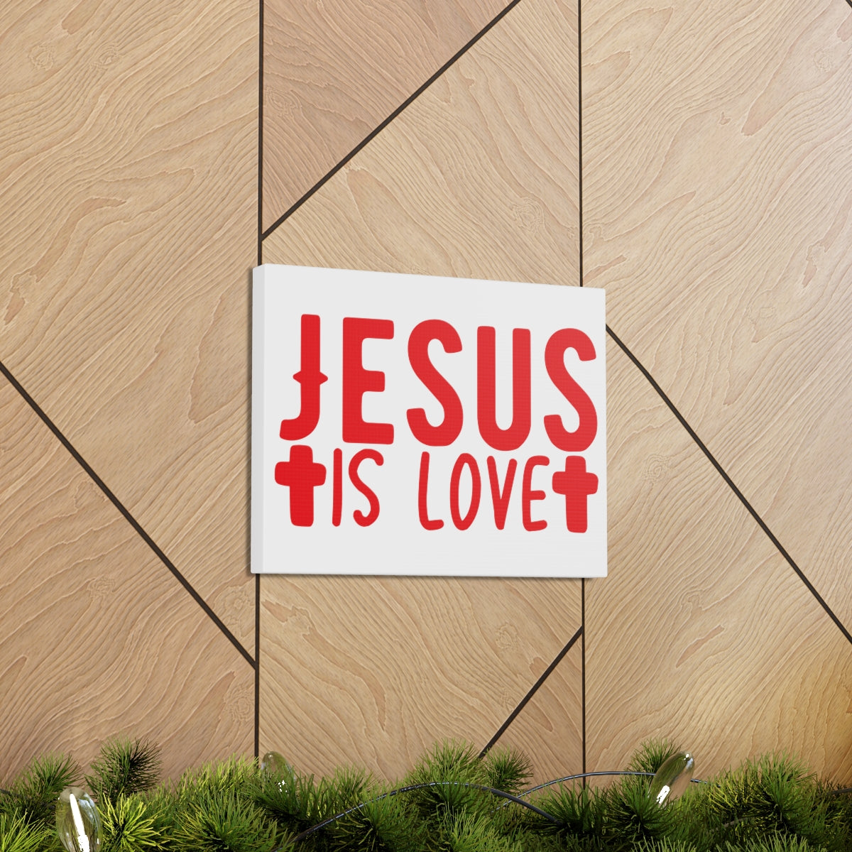 Scripture Walls Jesus Is Love Romans 13:10 Christian Wall Art Print Ready to Hang Unframed-Express Your Love Gifts