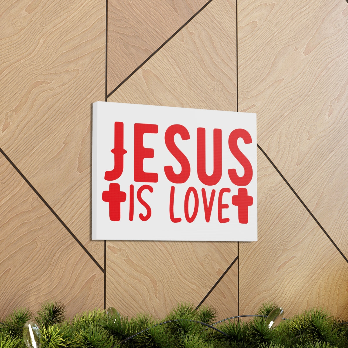 Scripture Walls Jesus Is Love Romans 13:10 Christian Wall Art Print Ready to Hang Unframed-Express Your Love Gifts