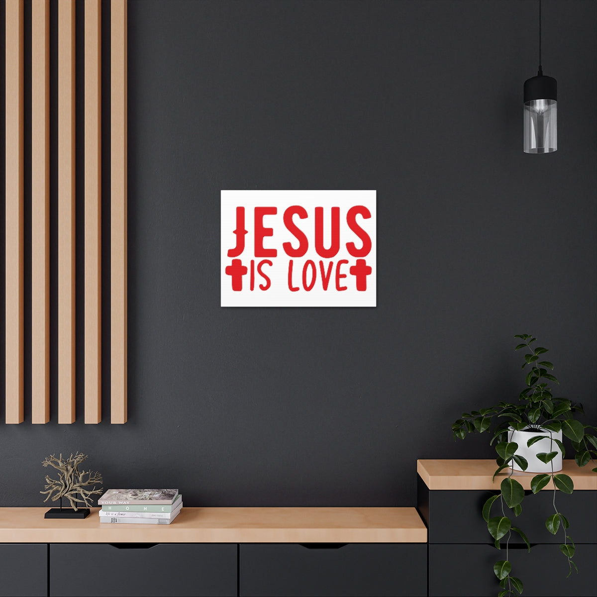 Scripture Walls Jesus Is Love Romans 13:10 Christian Wall Art Print Ready to Hang Unframed-Express Your Love Gifts