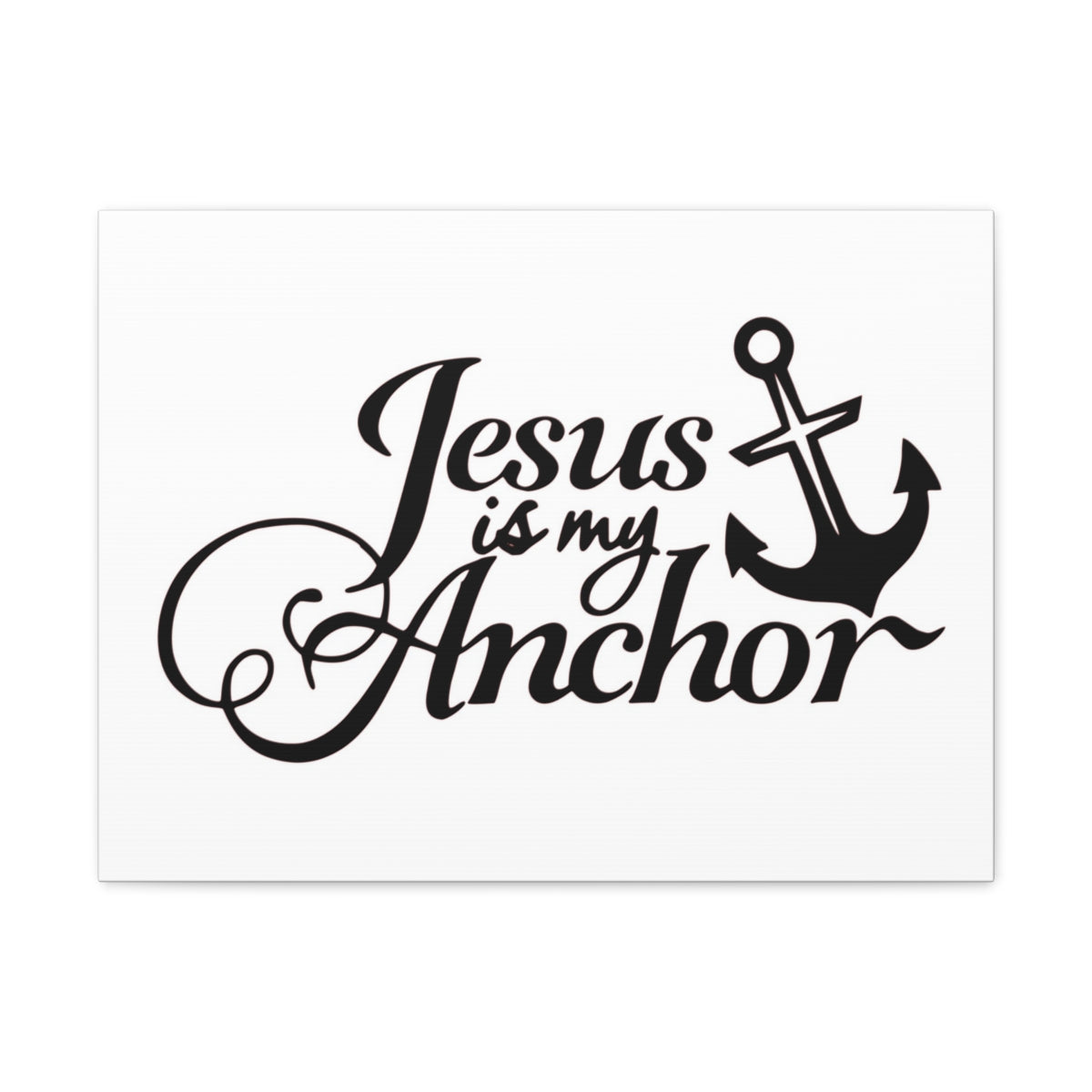 Scripture Walls Jesus Is My Anchor 1 John 5:4-5 Christian Wall Art Print Ready to Hang Unframed-Express Your Love Gifts