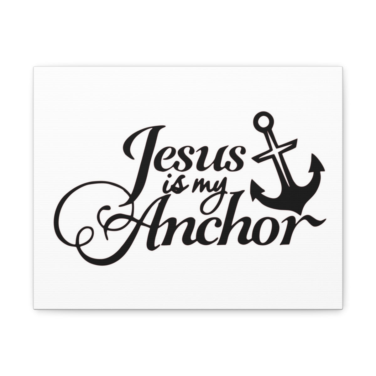 Scripture Walls Jesus Is My Anchor 1 John 5:4-5 Christian Wall Art Print Ready to Hang Unframed-Express Your Love Gifts