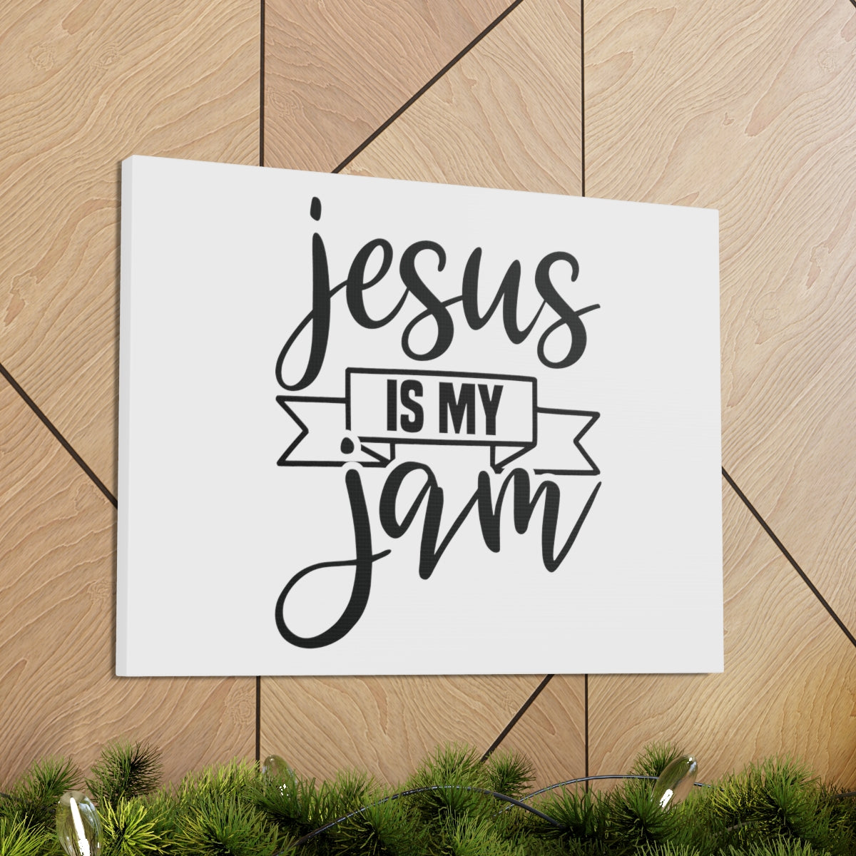 Scripture Walls Jesus Is My Jam Psalm 27:12 Christian Wall Art Bible Verse Print Ready to Hang Unframed-Express Your Love Gifts