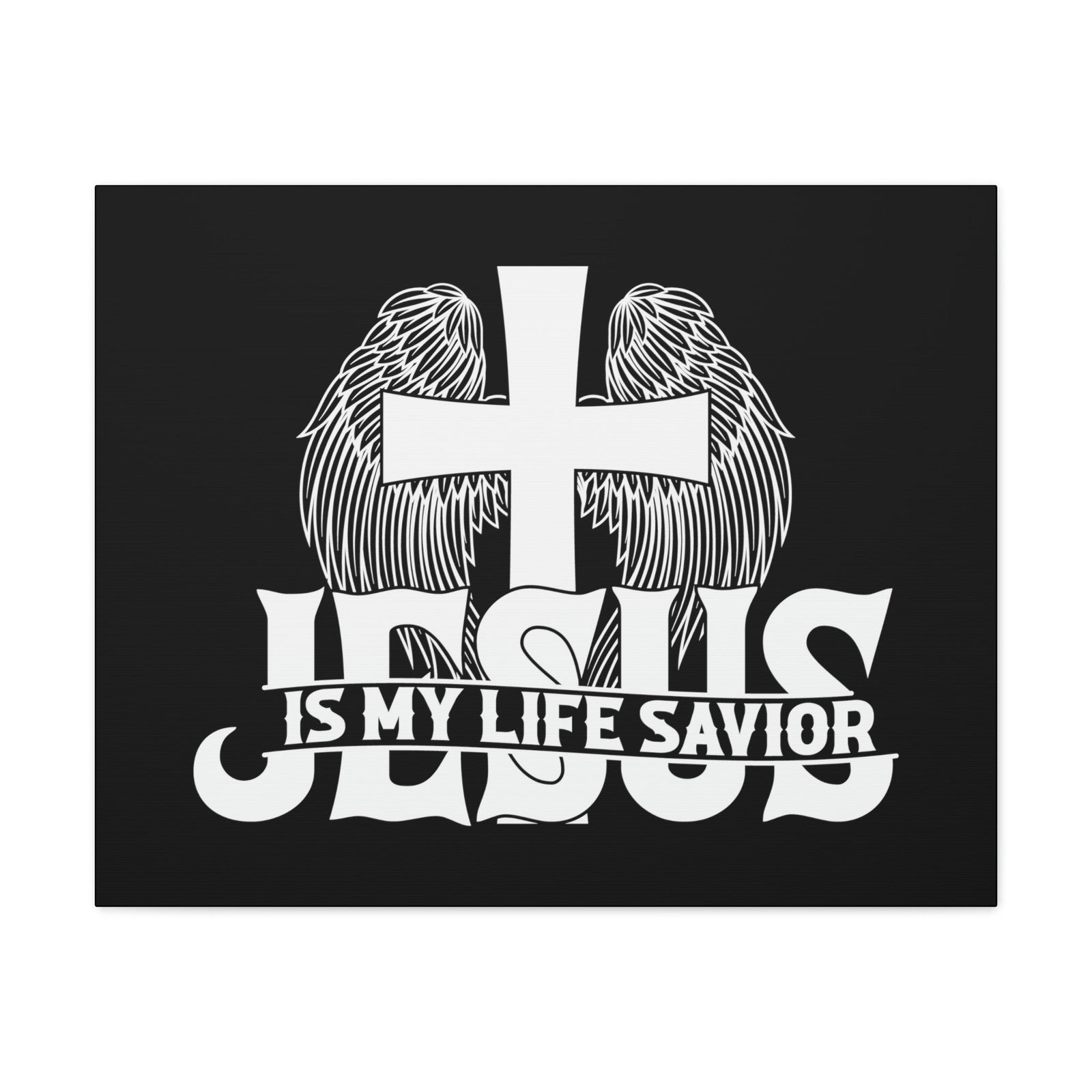 Scripture Walls Jesus Is My Life Savior John 3:16 Christian Wall Art Bible Verse Print Ready to Hang Unframed-Express Your Love Gifts