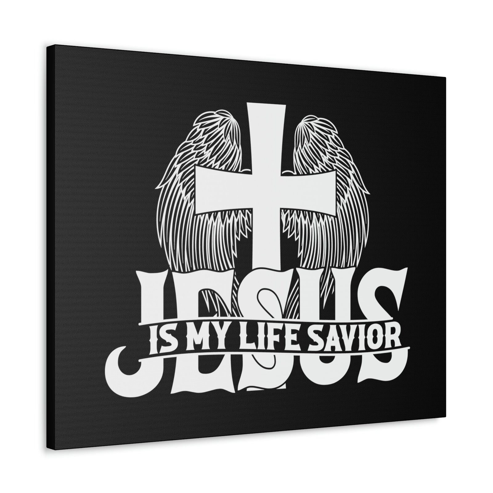 Scripture Walls Jesus Is My Life Savior John 3:16 Christian Wall Art Bible Verse Print Ready to Hang Unframed-Express Your Love Gifts