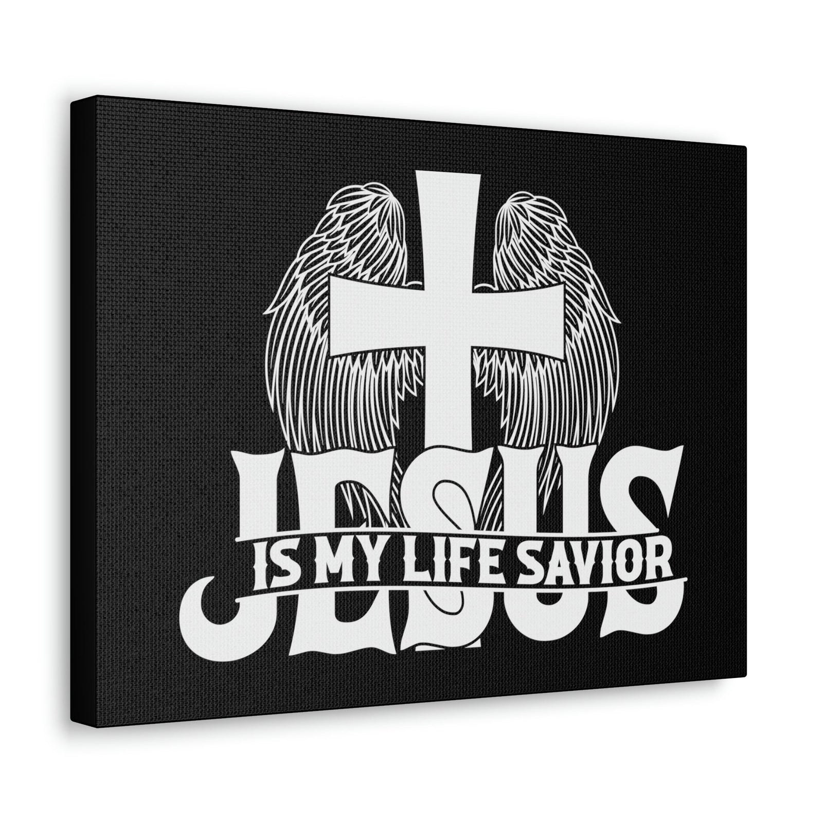 Scripture Walls Jesus Is My Life Savior John 3:16 Christian Wall Art Bible Verse Print Ready to Hang Unframed-Express Your Love Gifts