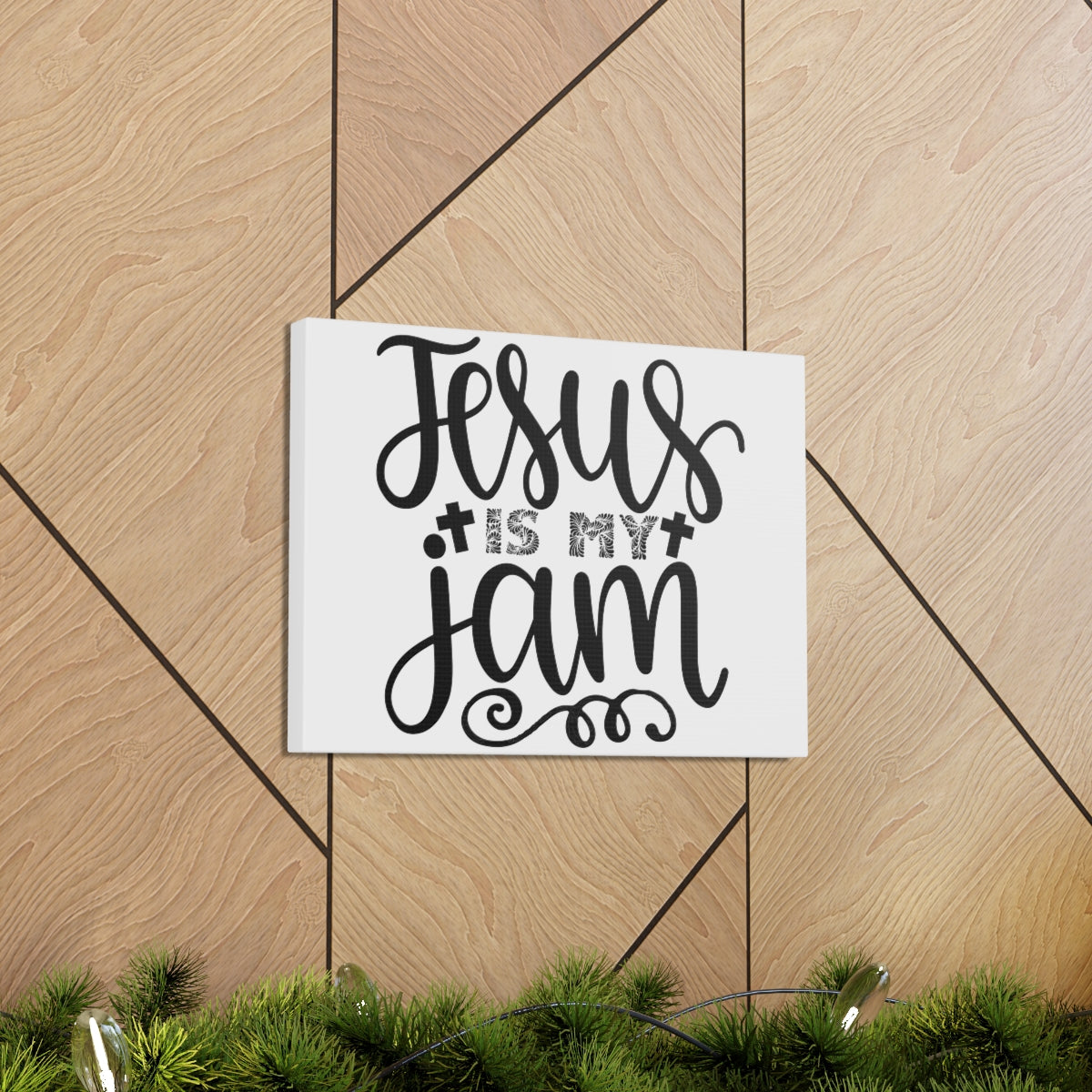 Scripture Walls Jesus Is My Psalm 23:4 Christian Wall Art Print Ready to Hang Unframed-Express Your Love Gifts