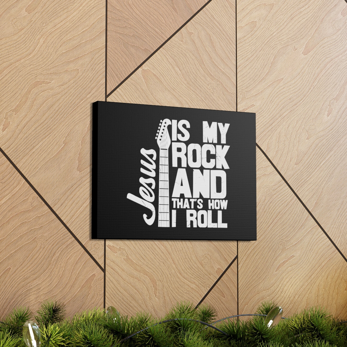 Scripture Walls Jesus Is My Rock 1 John 4:15 Christian Wall Art Bible Verse Print Ready to Hang Unframed-Express Your Love Gifts