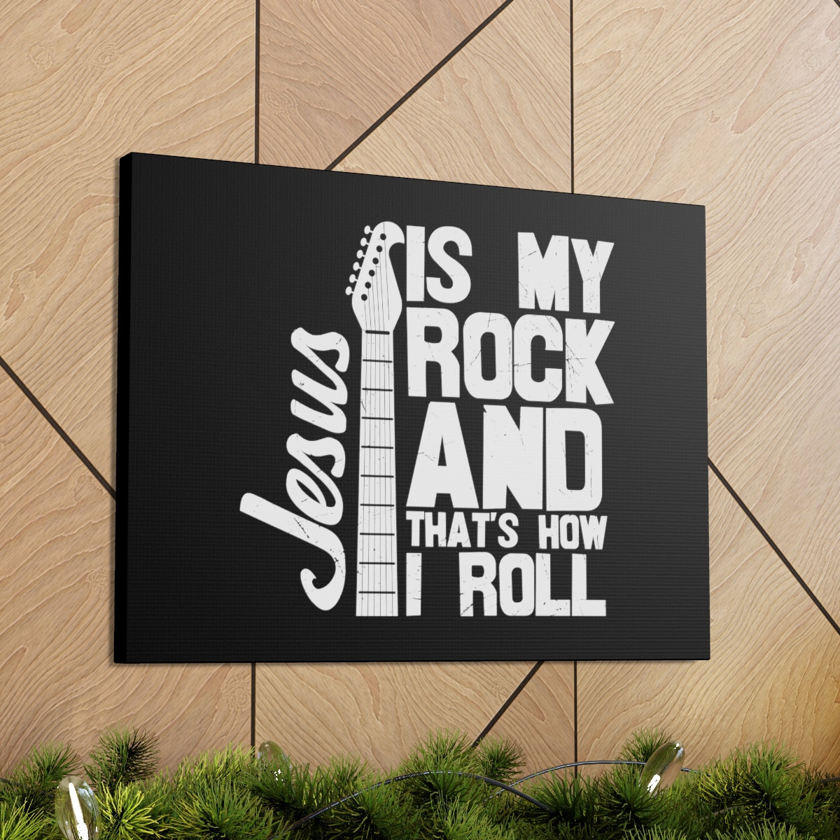 Scripture Walls Jesus Is My Rock 1 John 4:15 Christian Wall Art Bible Verse Print Ready to Hang Unframed-Express Your Love Gifts