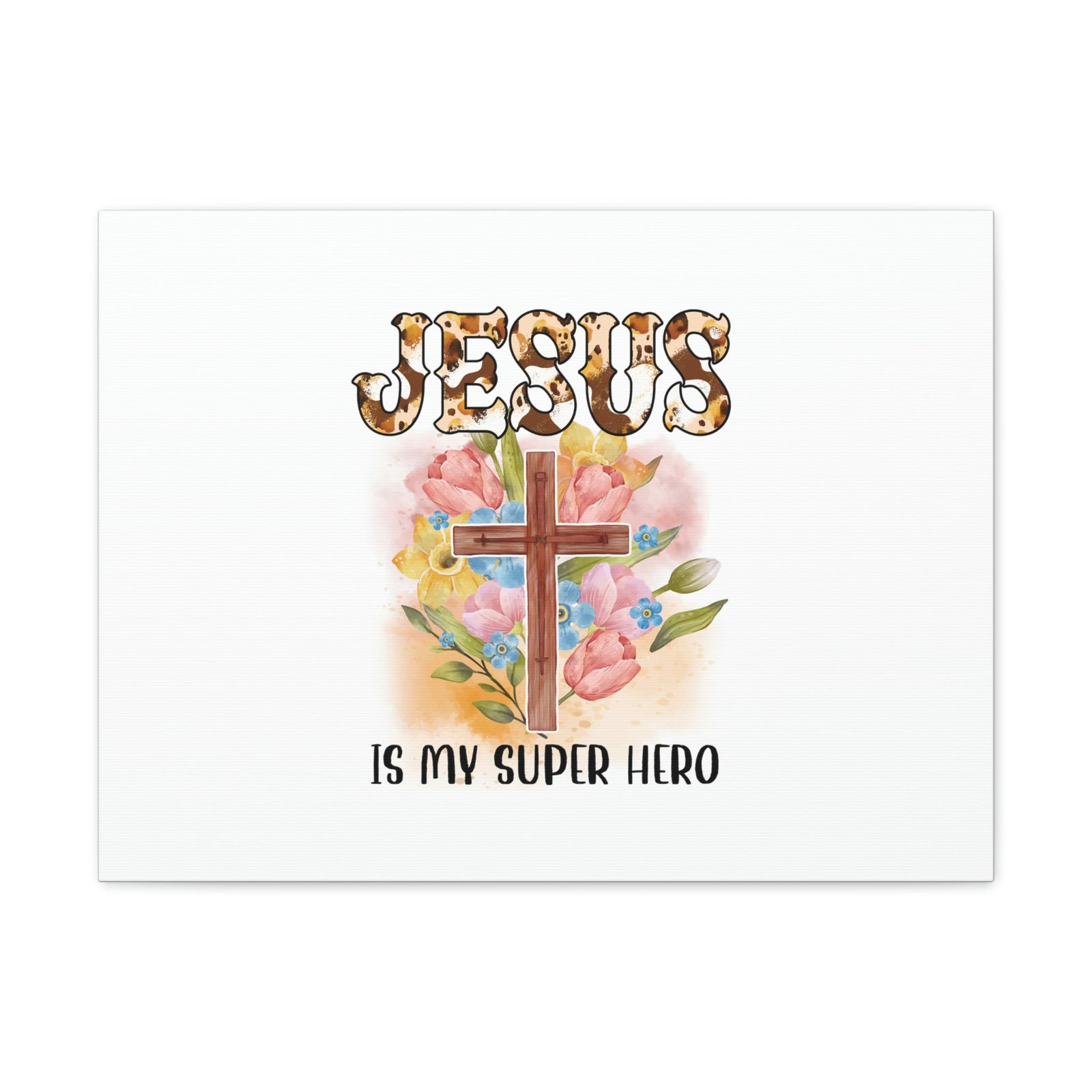 Scripture Walls Jesus Is My Super Hero John 3:17 Christian Wall Art Bible Verse Print Ready to Hang Unframed-Express Your Love Gifts