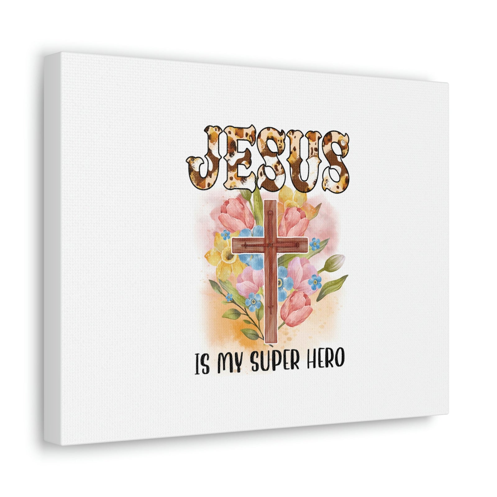 Scripture Walls Jesus Is My Super Hero John 3:17 Christian Wall Art Bible Verse Print Ready to Hang Unframed-Express Your Love Gifts