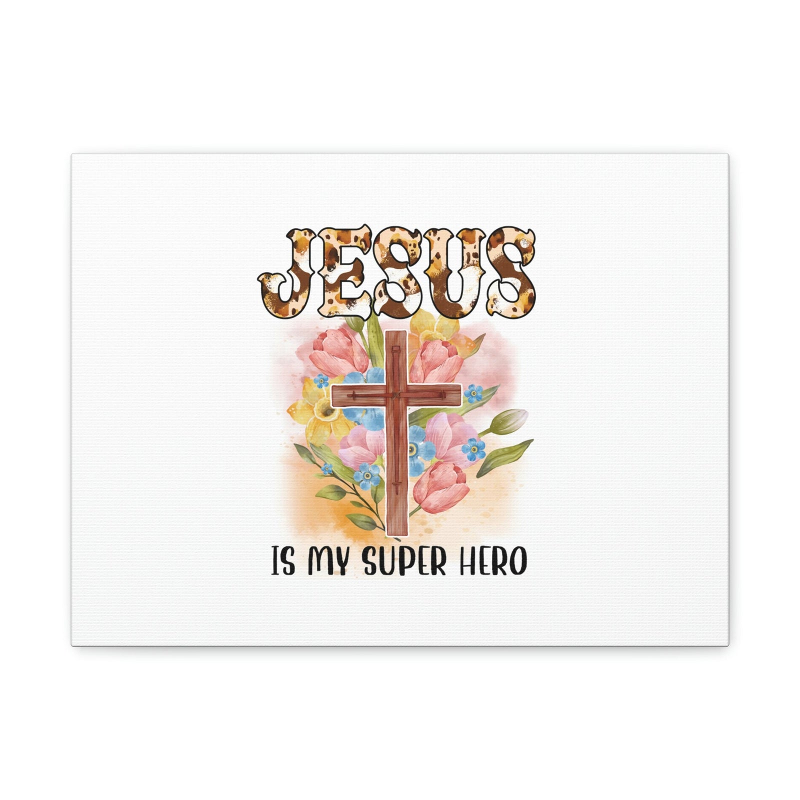 Scripture Walls Jesus Is My Super Hero John 3:17 Christian Wall Art Bible Verse Print Ready to Hang Unframed-Express Your Love Gifts