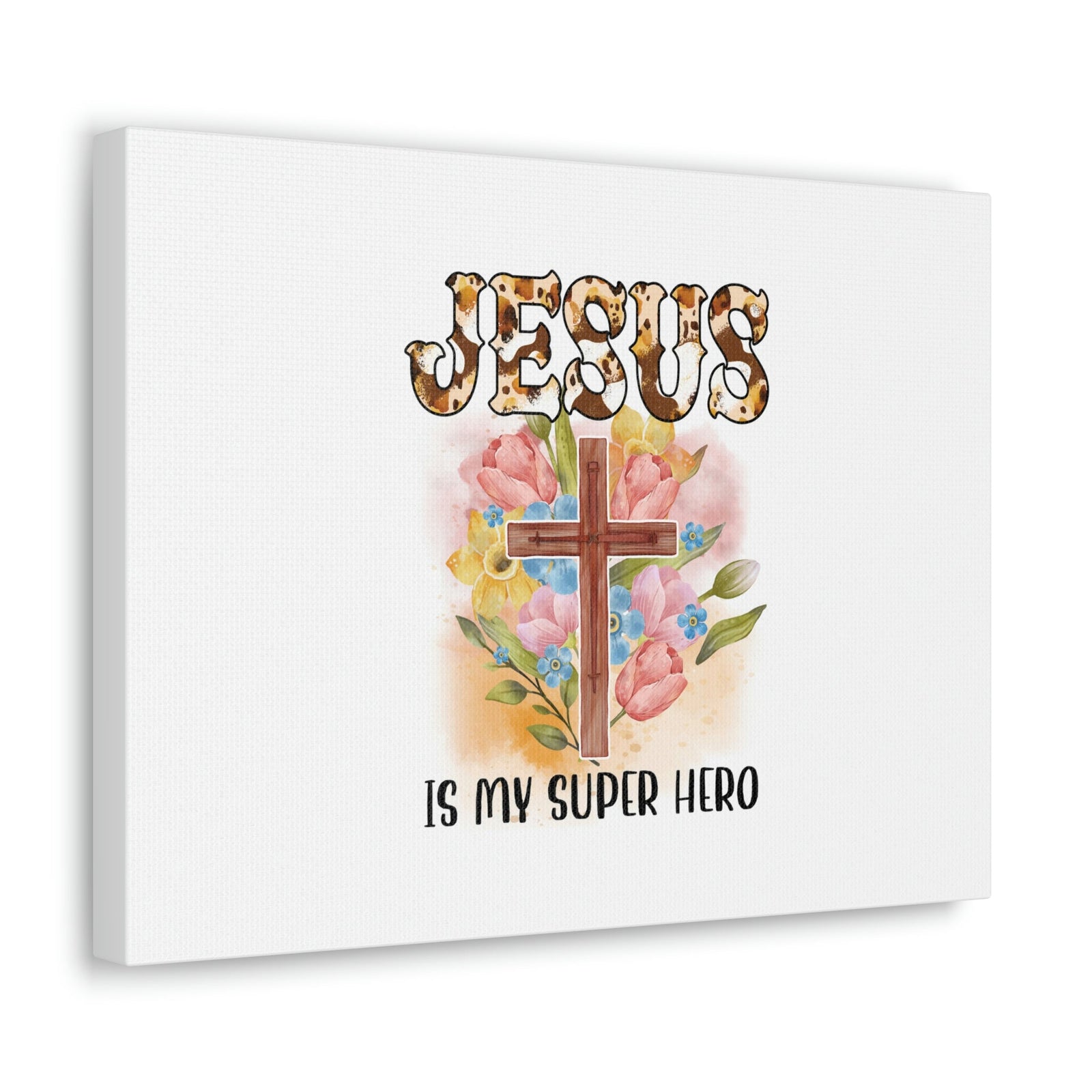 Scripture Walls Jesus Is My Super Hero John 3:17 Christian Wall Art Bible Verse Print Ready to Hang Unframed-Express Your Love Gifts
