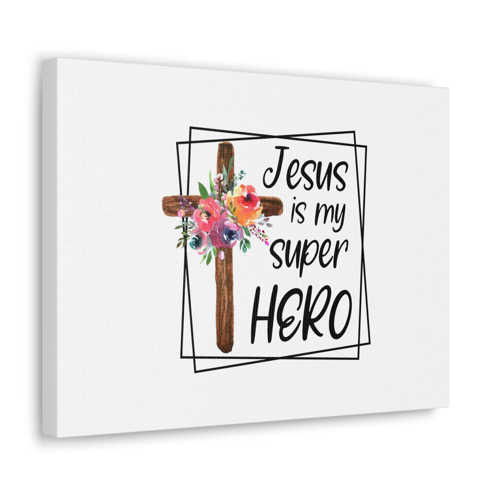 Scripture Walls Jesus Is My Super Hero Luke 19:10 Christian Wall Art Bible Verse Print Ready to Hang Unframed-Express Your Love Gifts