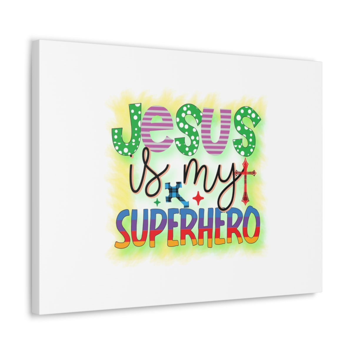 Scripture Walls Jesus Is My Superhero John 14:6 Christian Wall Art Bible Verse Print Ready to Hang Unframed-Express Your Love Gifts