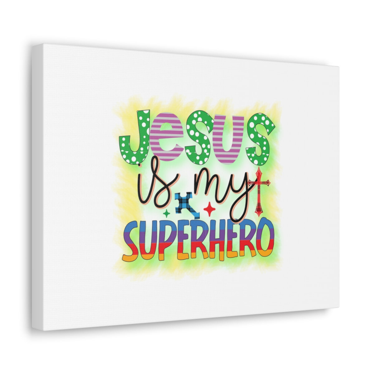 Scripture Walls Jesus Is My Superhero John 14:6 Christian Wall Art Bible Verse Print Ready to Hang Unframed-Express Your Love Gifts