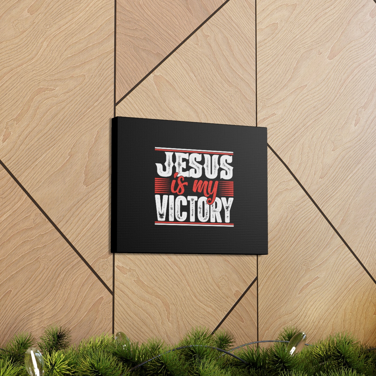 Scripture Walls Jesus Is My Victory 1 Corinthians 15:57 Christian Wall Art Bible Verse Print Ready to Hang Unframed-Express Your Love Gifts