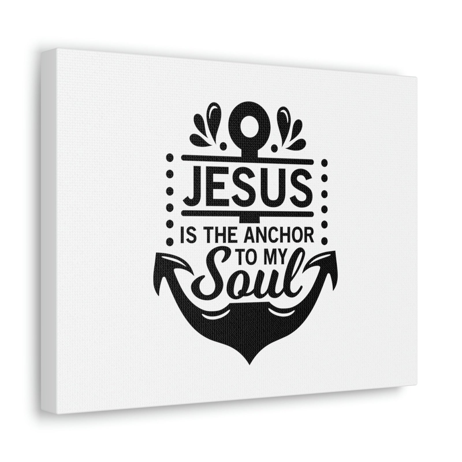 Scripture Walls Jesus Is The Anchor To My Soul Hebrews 6:19 Christian Wall Art Bible Verse Print Ready to Hang Unframed-Express Your Love Gifts