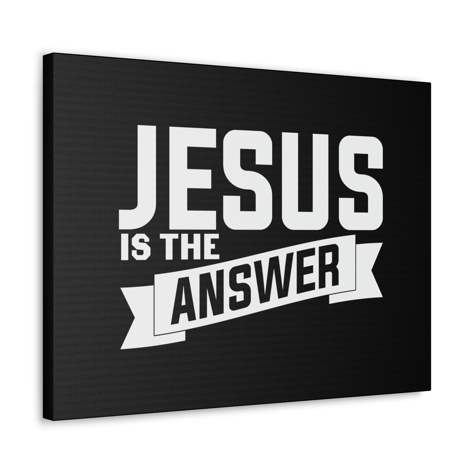 Scripture Walls Jesus Is The Answer John 14:6 Banner Christian Wall Art Bible Verse Print Ready to Hang Unframed-Express Your Love Gifts