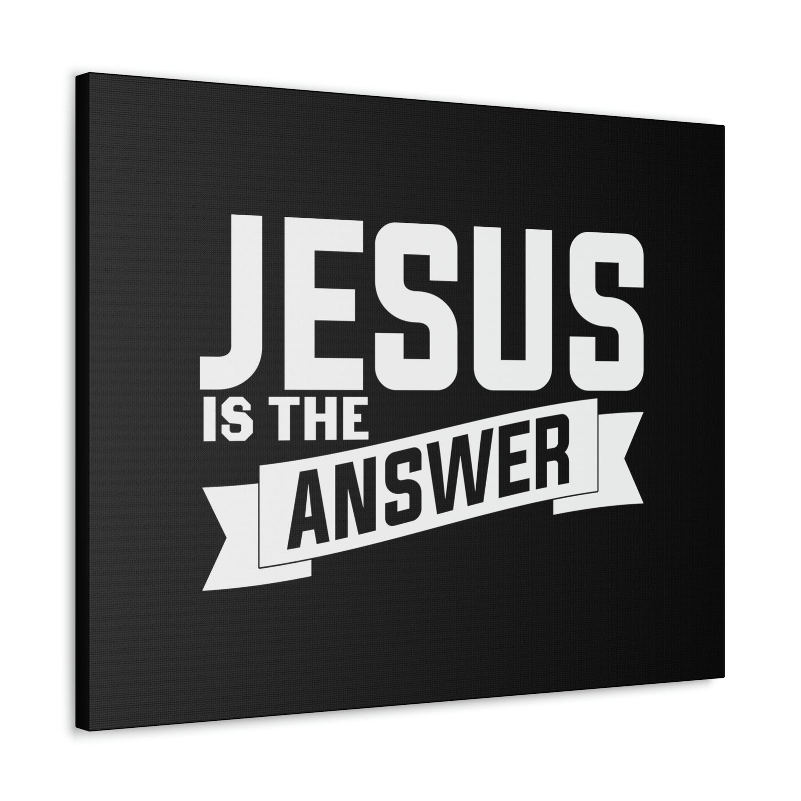 Scripture Walls Jesus Is The Answer John 14:6 Banner Christian Wall Art Bible Verse Print Ready to Hang Unframed-Express Your Love Gifts