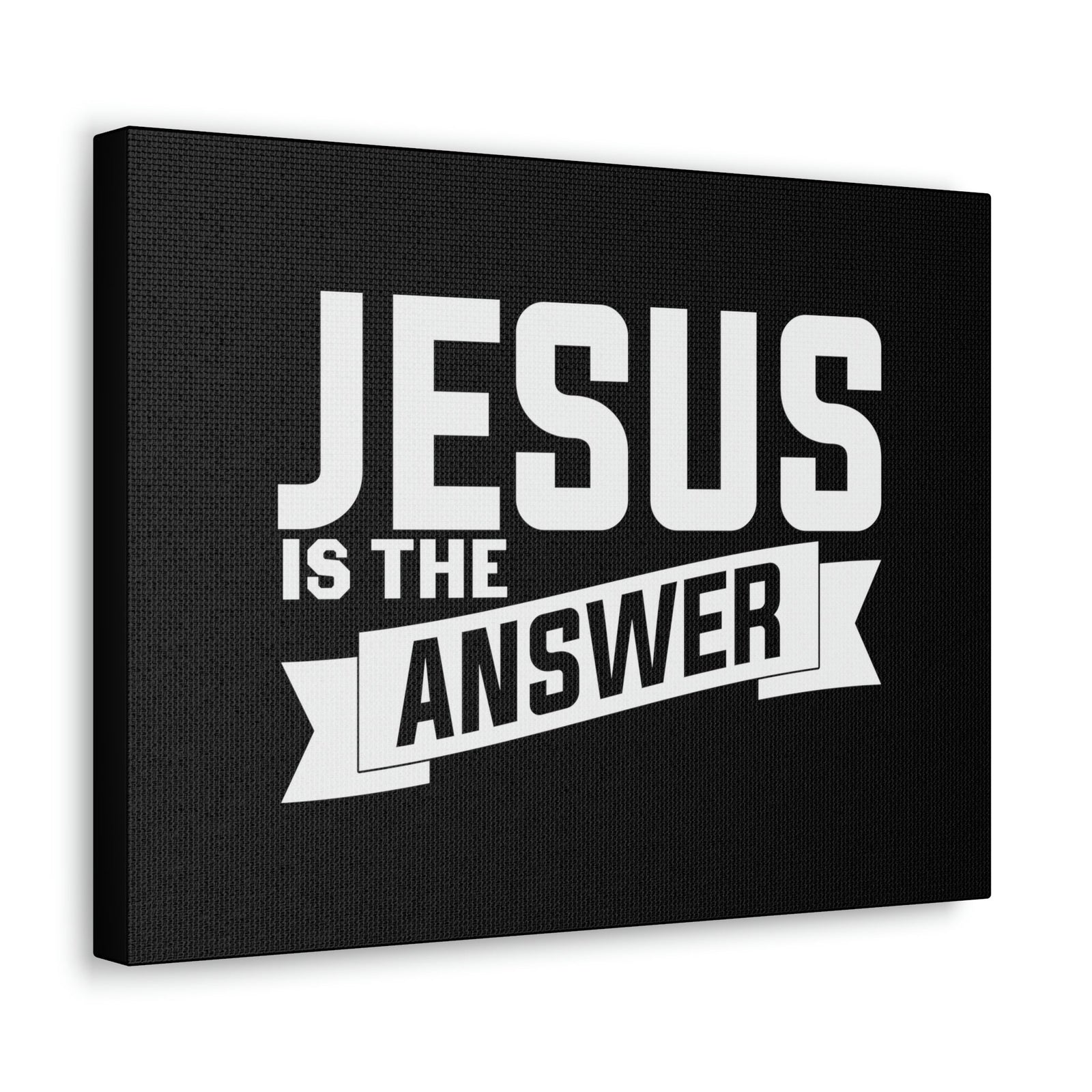 Scripture Walls Jesus Is The Answer John 14:6 Banner Christian Wall Art Bible Verse Print Ready to Hang Unframed-Express Your Love Gifts