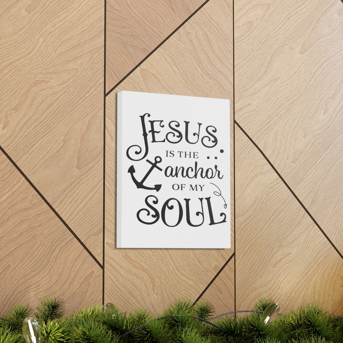Scripture Walls Jesus Is The Hebrews 6:18-19 Christian Wall Art Print Ready to Hang Unframed-Express Your Love Gifts