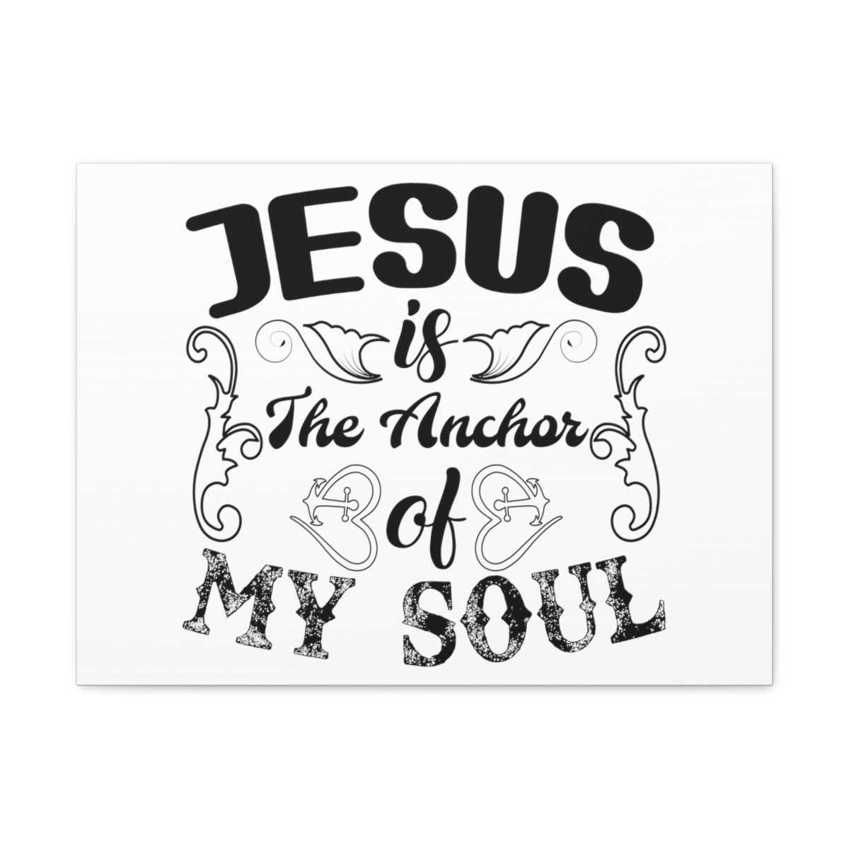 Scripture Walls Jesus Is The Psalms 25:5 Christian Wall Art Print Ready to Hang Unframed-Express Your Love Gifts