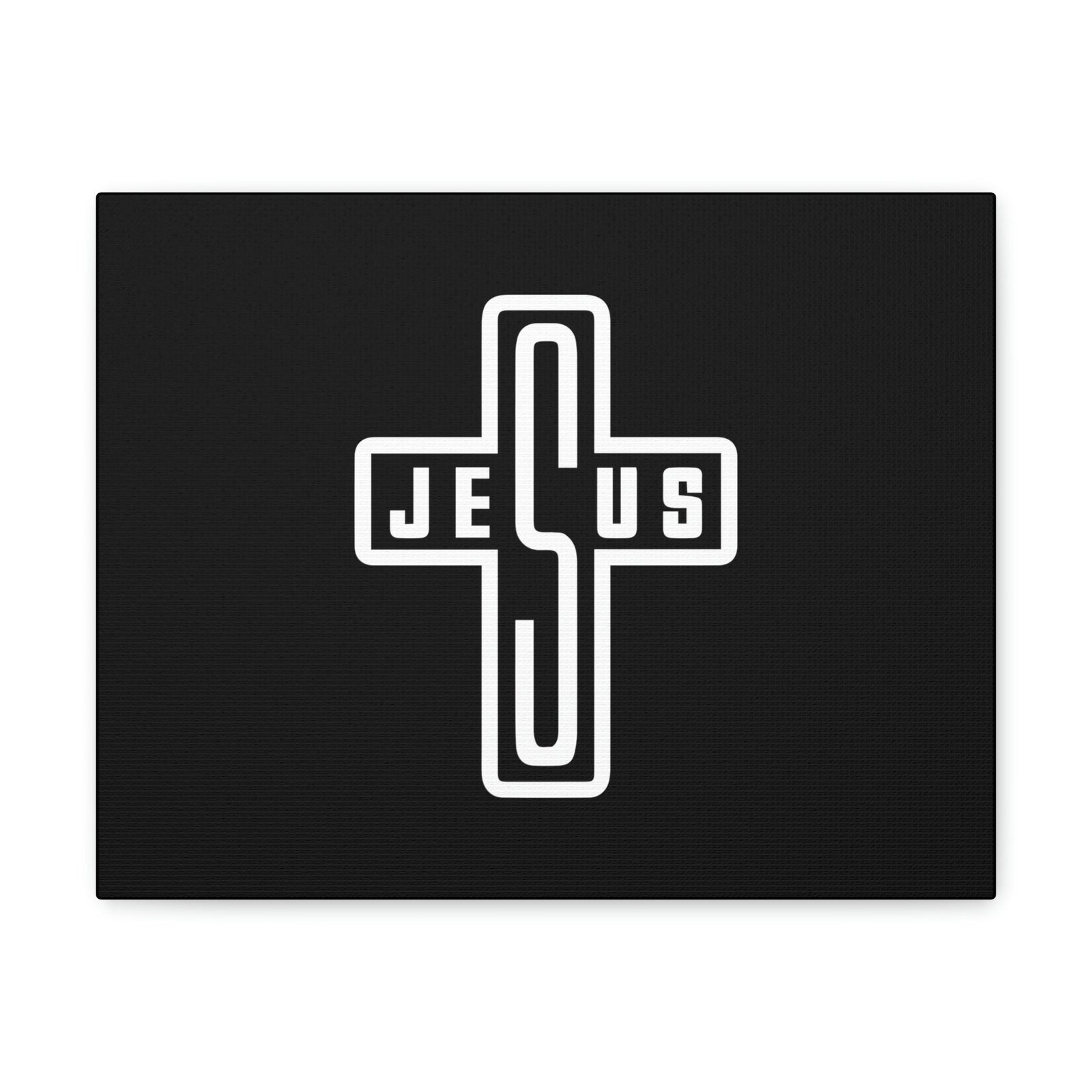 Scripture Walls Jesus John 1:14 White Cross Christian Wall Art Bible Verse Print Ready to Hang Unframed-Express Your Love Gifts