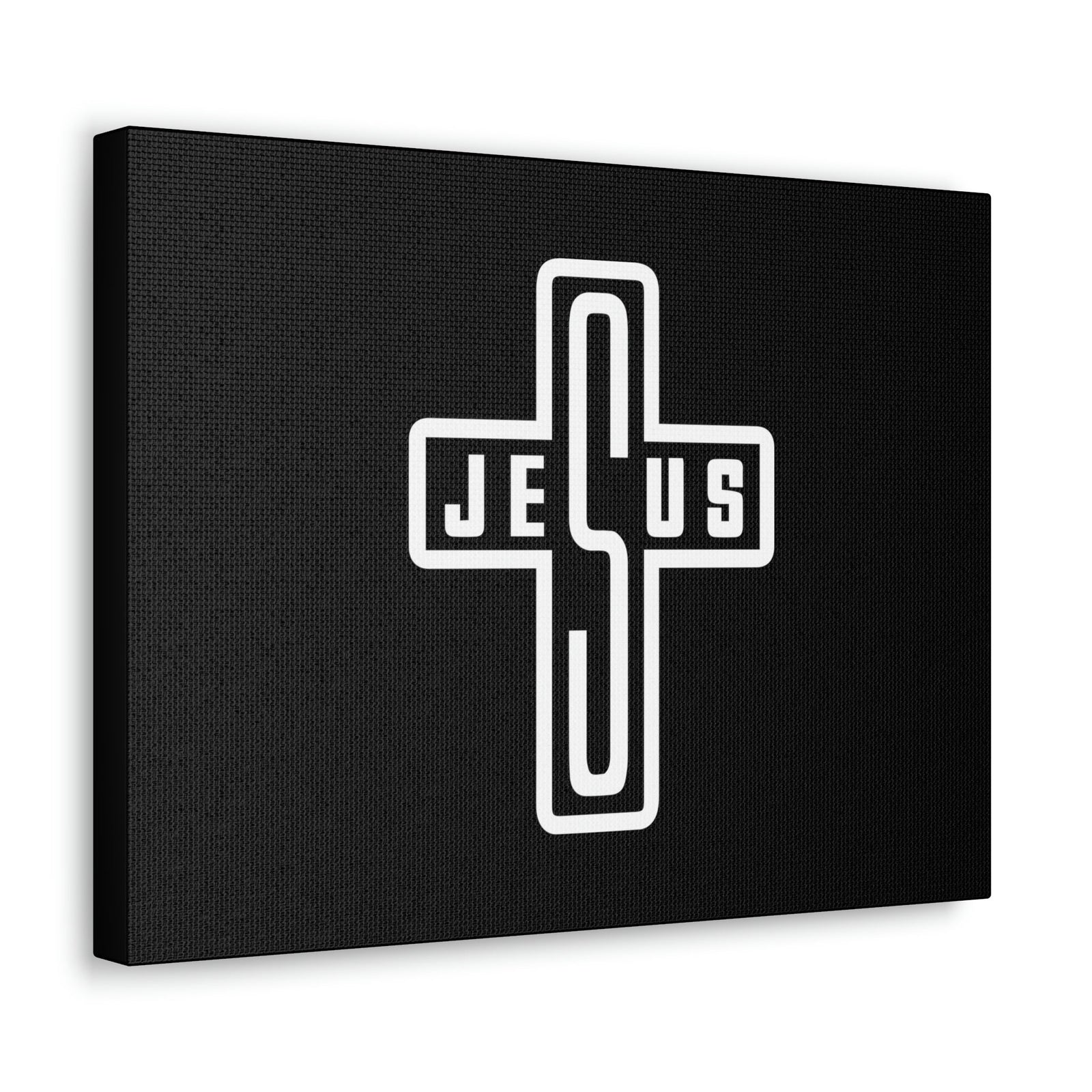 Scripture Walls Jesus John 1:14 White Cross Christian Wall Art Bible Verse Print Ready to Hang Unframed-Express Your Love Gifts