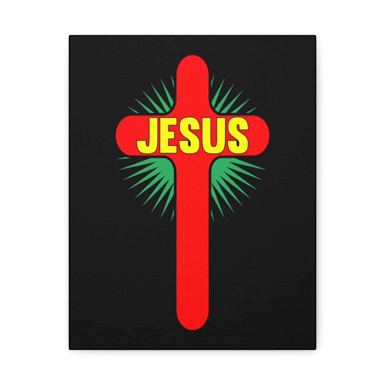 Scripture Walls Jesus John 14:6 Red Cross Christian Wall Art Bible Verse Print Ready to Hang Unframed-Express Your Love Gifts