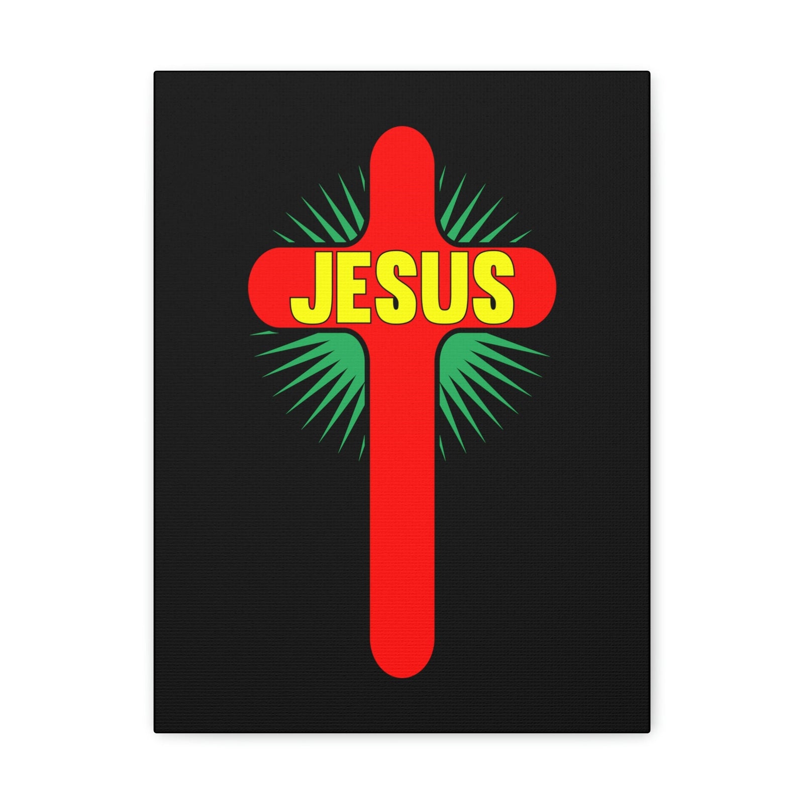 Scripture Walls Jesus John 14:6 Red Cross Christian Wall Art Bible Verse Print Ready to Hang Unframed-Express Your Love Gifts