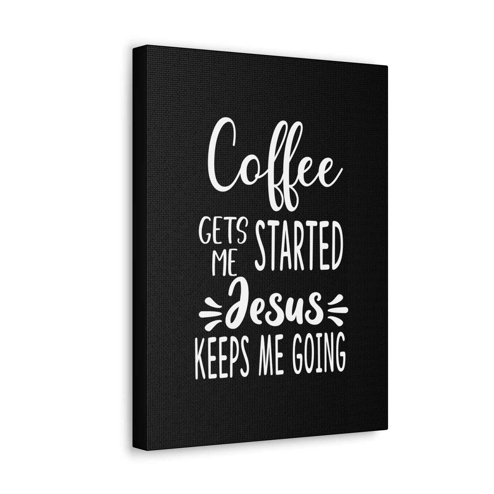 Scripture Walls Jesus Keeps Me Going Philippians 4:19 White Christian Wall Art Bible Verse Print Ready to Hang Unframed-Express Your Love Gifts