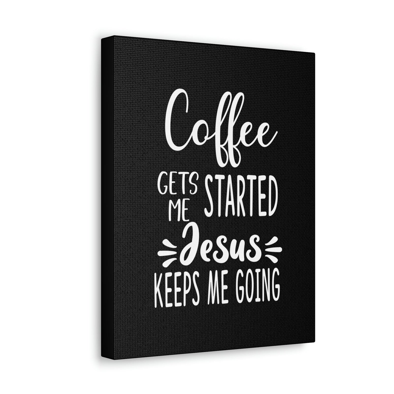 Scripture Walls Jesus Keeps Me Going Philippians 4:19 White Christian Wall Art Bible Verse Print Ready to Hang Unframed-Express Your Love Gifts