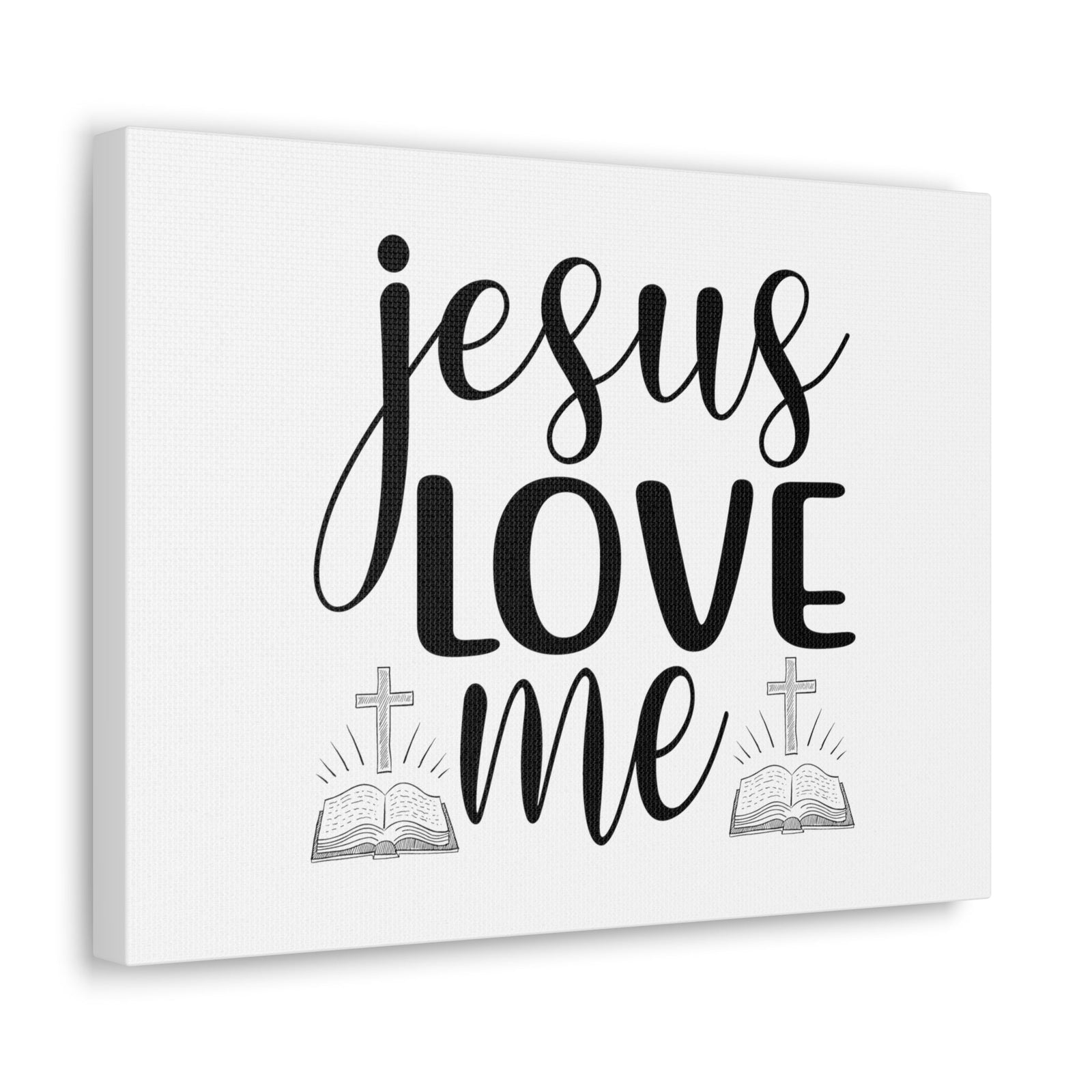 Scripture Walls Jesus Love Me JOHN 15:9 Cross Christian Wall Art Bible Verse Print Ready to Hang Unframed-Express Your Love Gifts