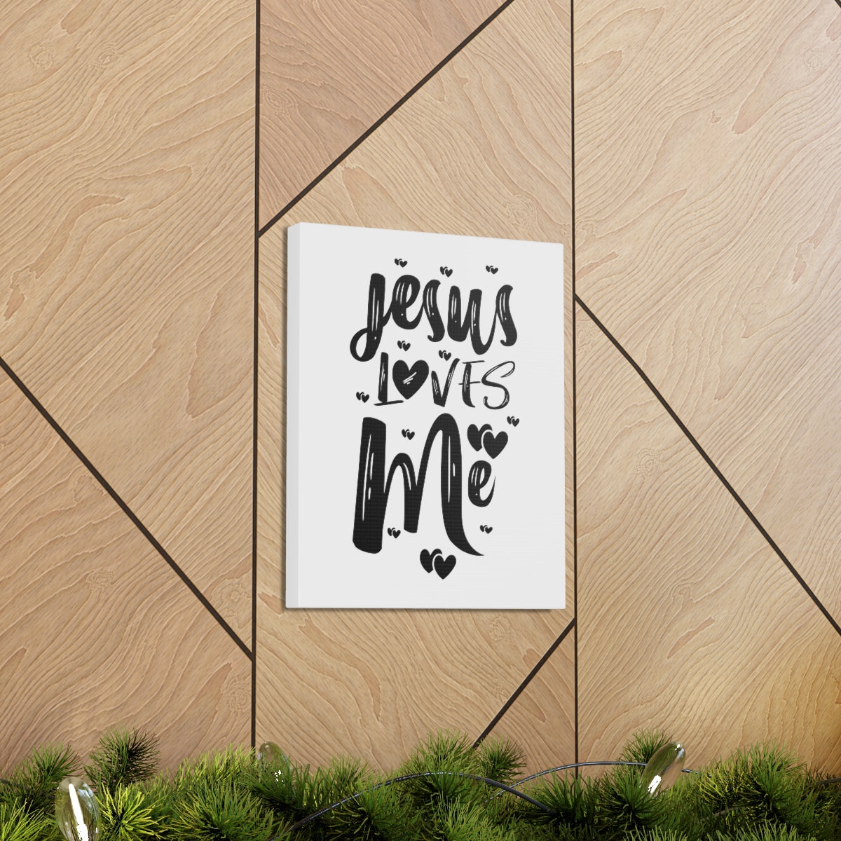 Scripture Walls Jesus Loves Me 1 John 4:9-10 Christian Wall Art Print Ready to Hang Unframed-Express Your Love Gifts