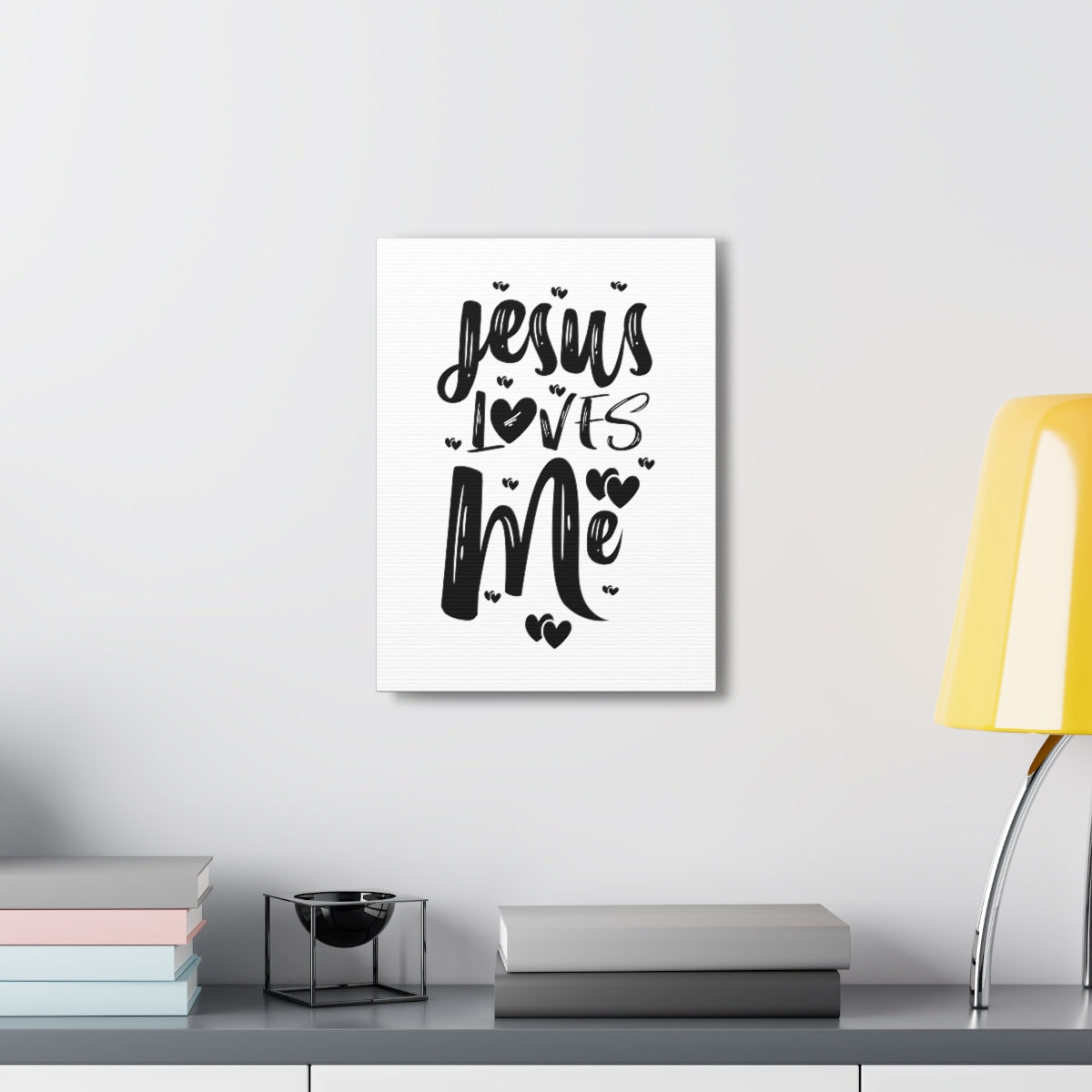 Scripture Walls Jesus Loves Me 1 John 4:9-10 Christian Wall Art Print Ready to Hang Unframed-Express Your Love Gifts