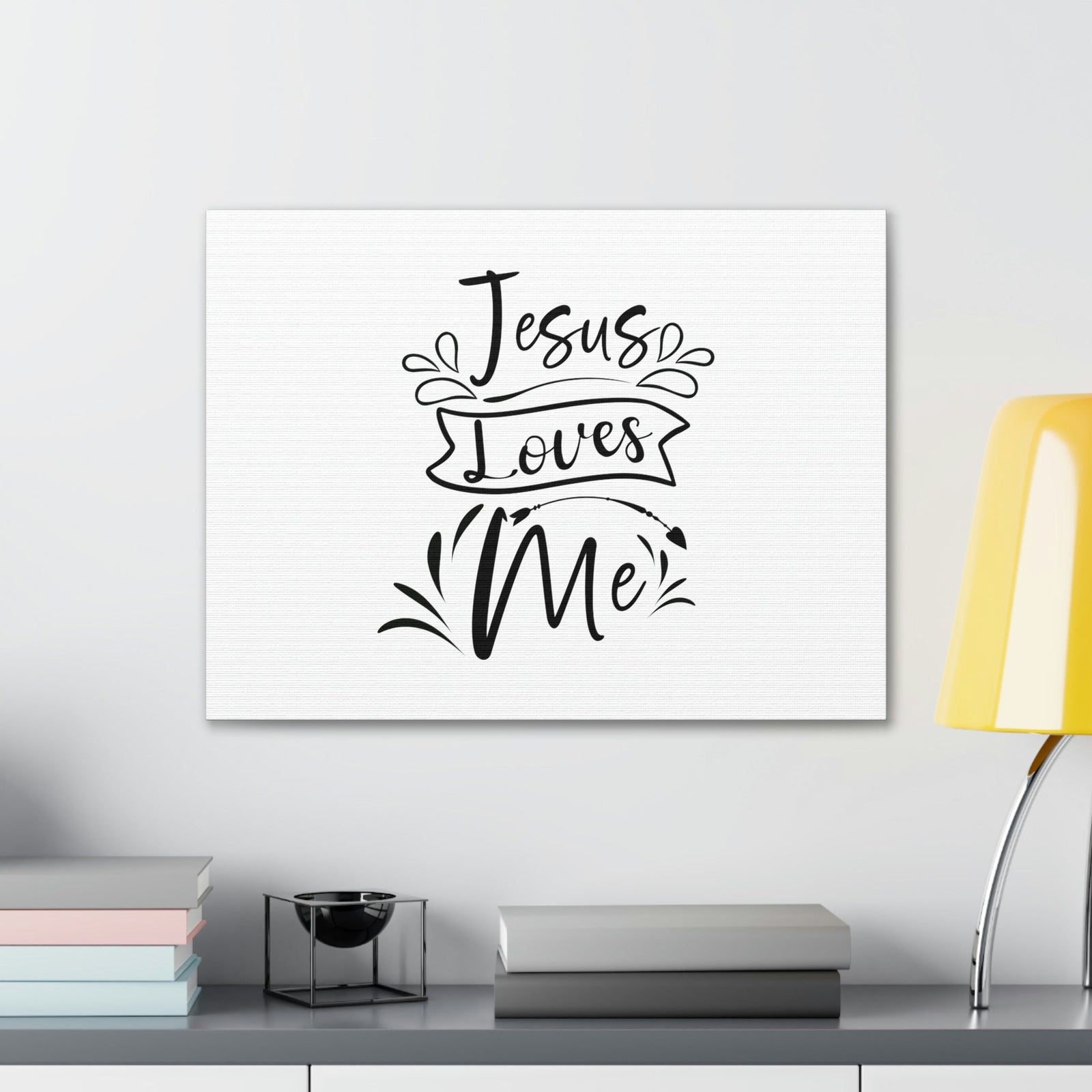 Scripture Walls Jesus Loves Me Romans 5:8 Branches Christian Wall Art Bible Verse Print Ready to Hang Unframed-Express Your Love Gifts