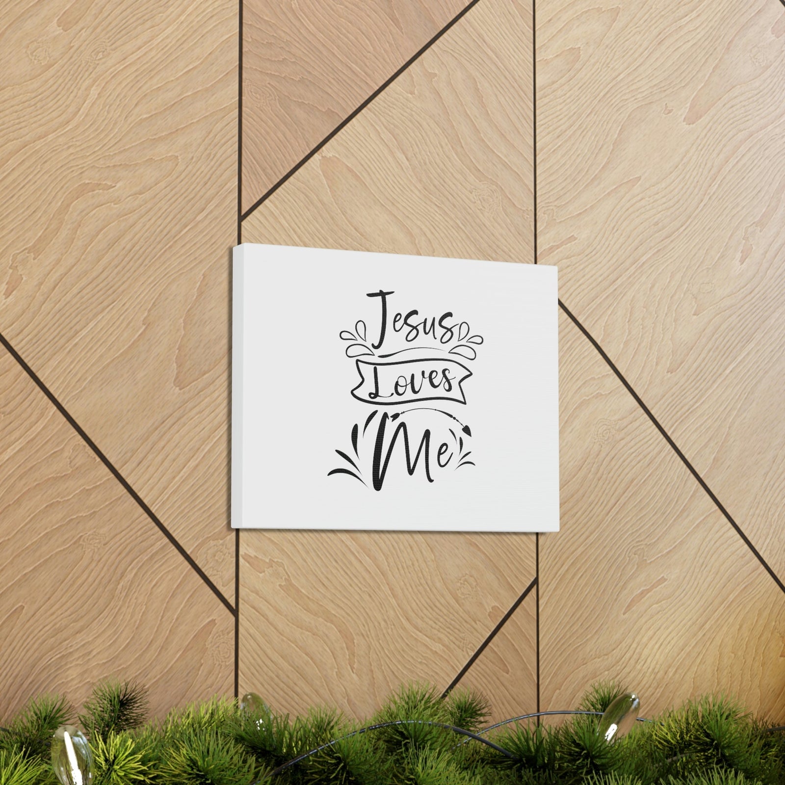 Scripture Walls Jesus Loves Me Romans 5:8 Branches Christian Wall Art Bible Verse Print Ready to Hang Unframed-Express Your Love Gifts