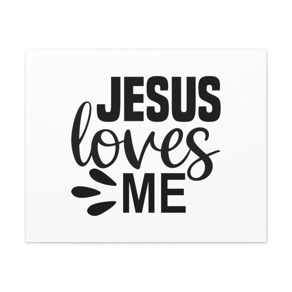 Scripture Walls Jesus Loves Me ROMANS 5:8 Christian Wall Art Bible Verse Print Ready to Hang Unframed-Express Your Love Gifts